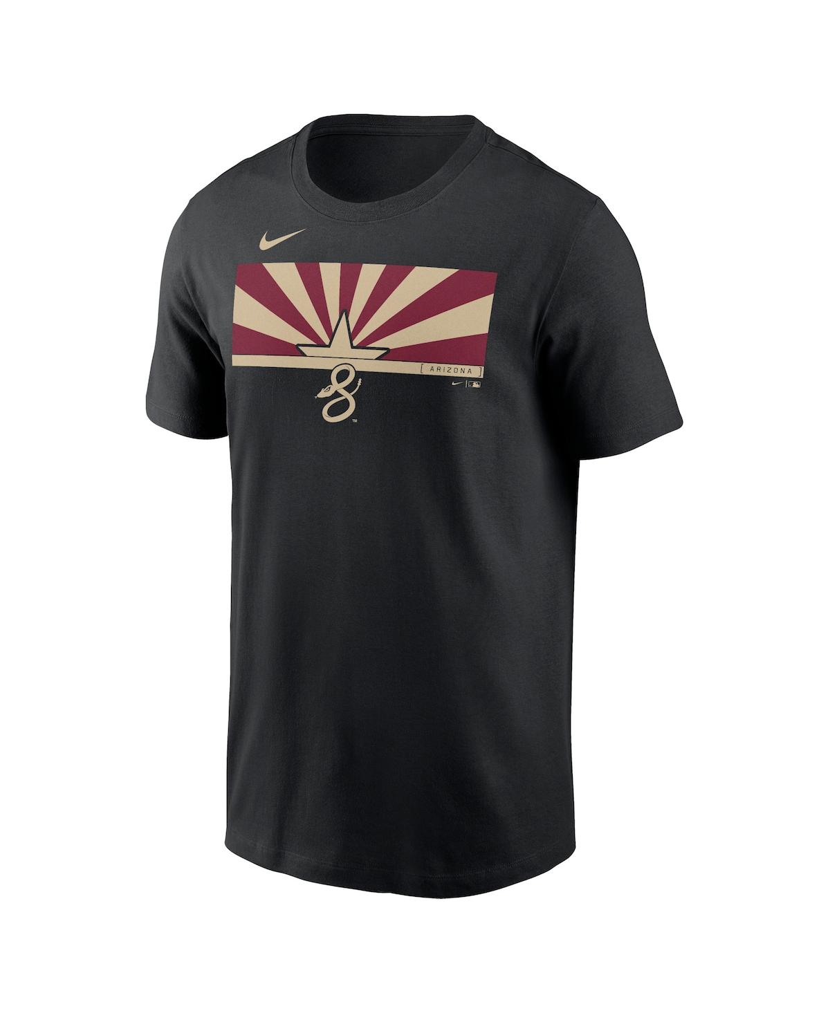 Nike Men'sArizona Diamondbacks 2-Hit Speed City Connect T-Shirt - Black