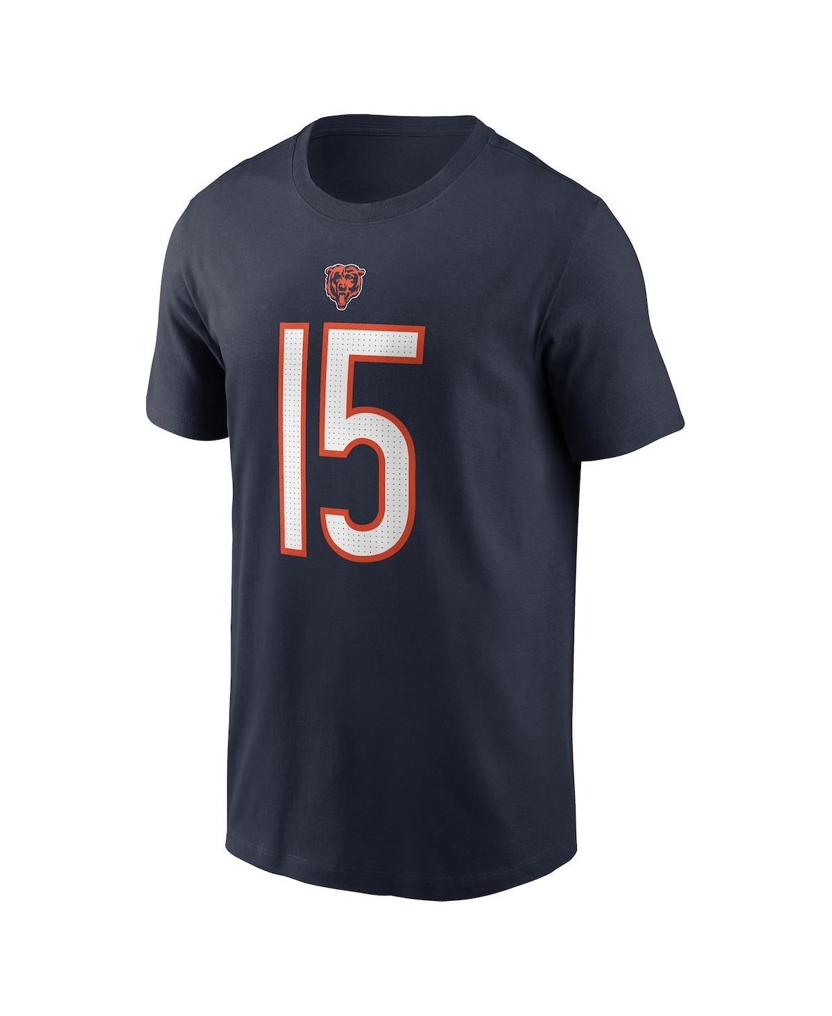 Outerstuff Nike Big Boys And Girls Rome Odunze Navy Chicago Bears 2024 Nfl Draft Name Number T-shirt In Navy