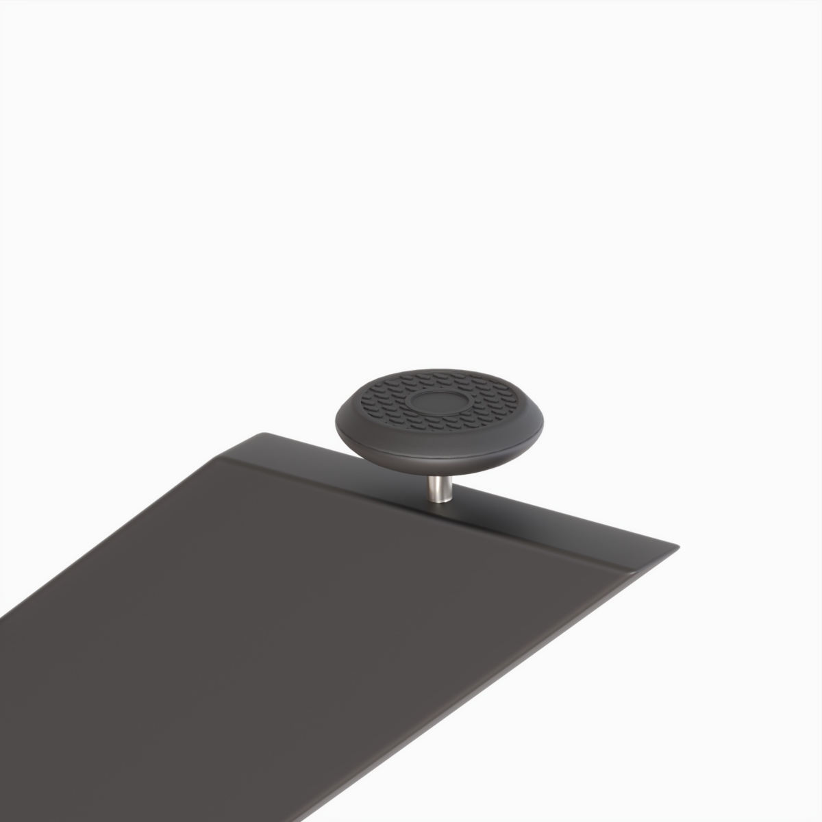 Streamdale Furniture Modern Space-Saving Dining Table Extends for 8-10 Guests - Grey+black