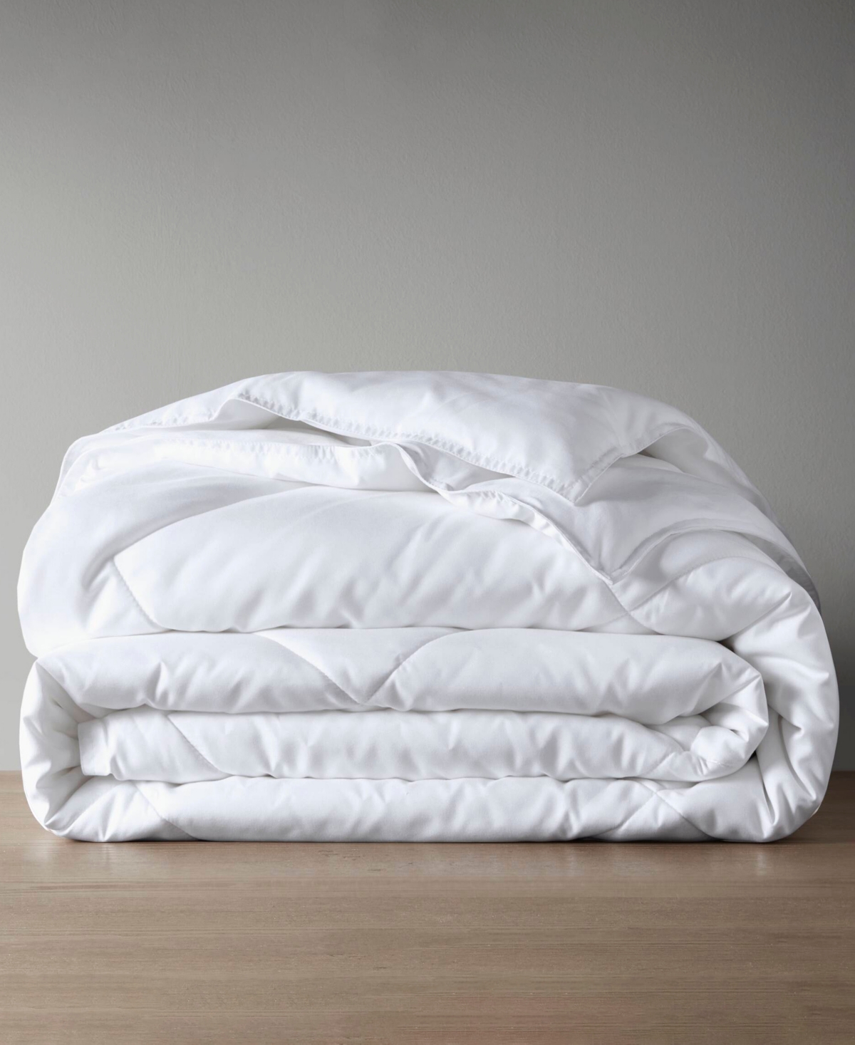 Shop Sharper Image Cooling Touch Oversized Down Alternative Comforter, King/california King In White