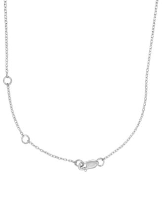 Lab Grown Diamond Collar Necklace (3 ct. t.w.) in 14k White Gold, 16" + 1" extender