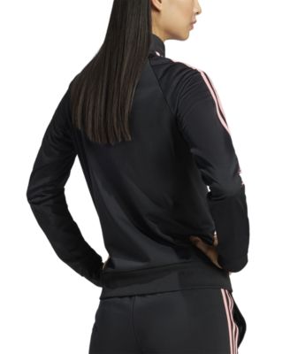 женская спортивная куртка adidas из трикотажа в 3 полосы, XS-4X