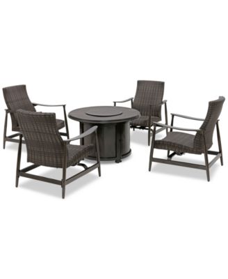 Agio CLOSEOUT! Waldwick Outdoor Round Fire Pit, Created for Macy's