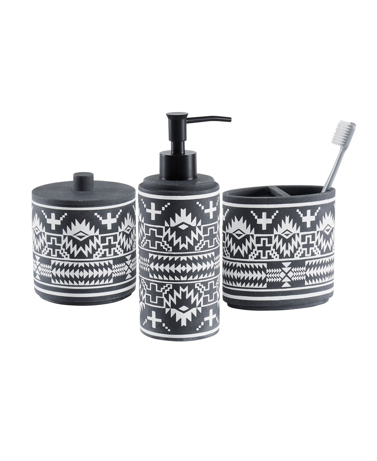 Spider Rock 3 Piece Bath Multi Set - Multi