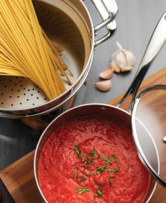 TriPly Clad Stainless Steel Glass Lid 8 Pc Cookware Set