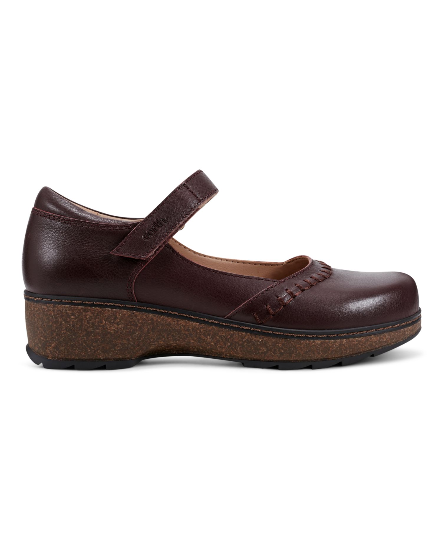 Women's Kalece Leather Stitched Mary Jane Flats