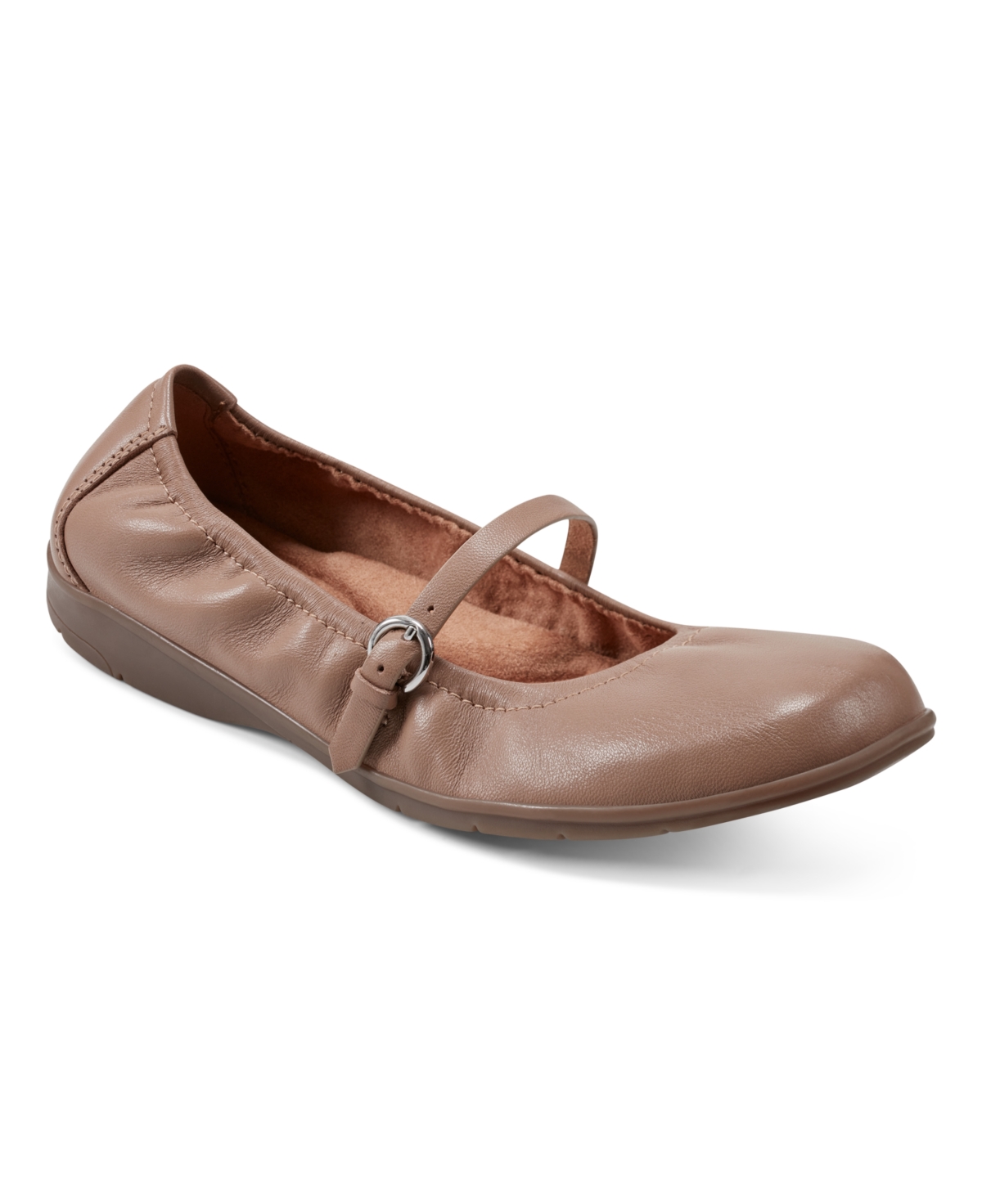EARTH WOMEN'S KORVINO SQUARE TOE MARY JANE FLATS 