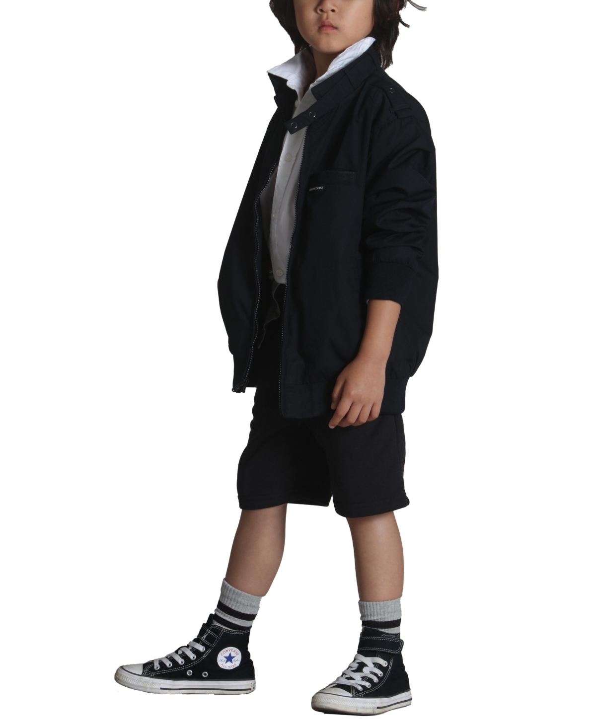 Members Only Big Boys Husky Iconic Racer Jacket