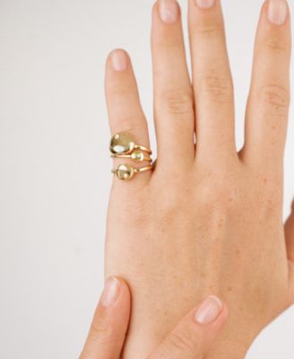 Polished Stacking Pebble Ring Set