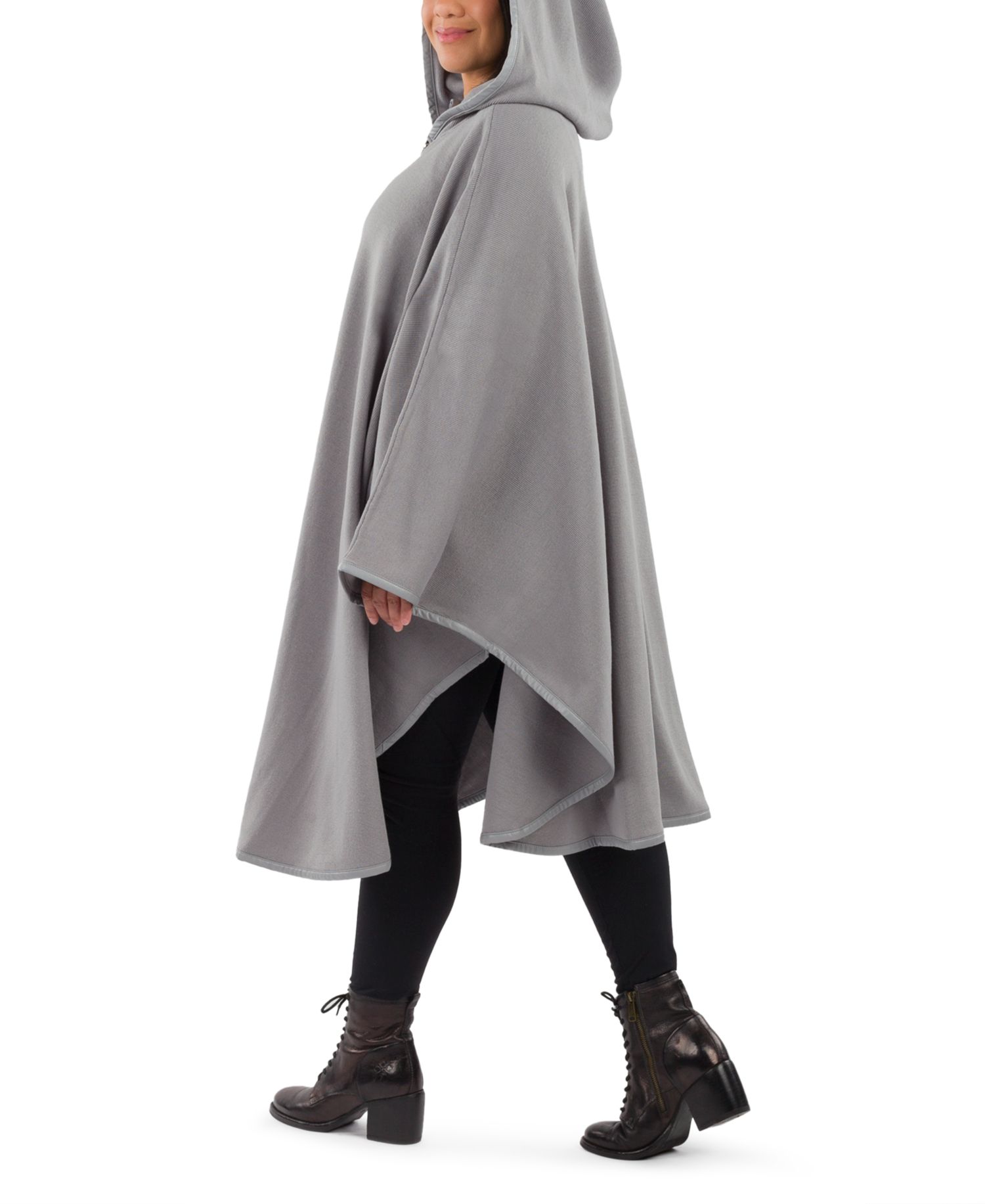 Women's Hooded Cape with Clasp