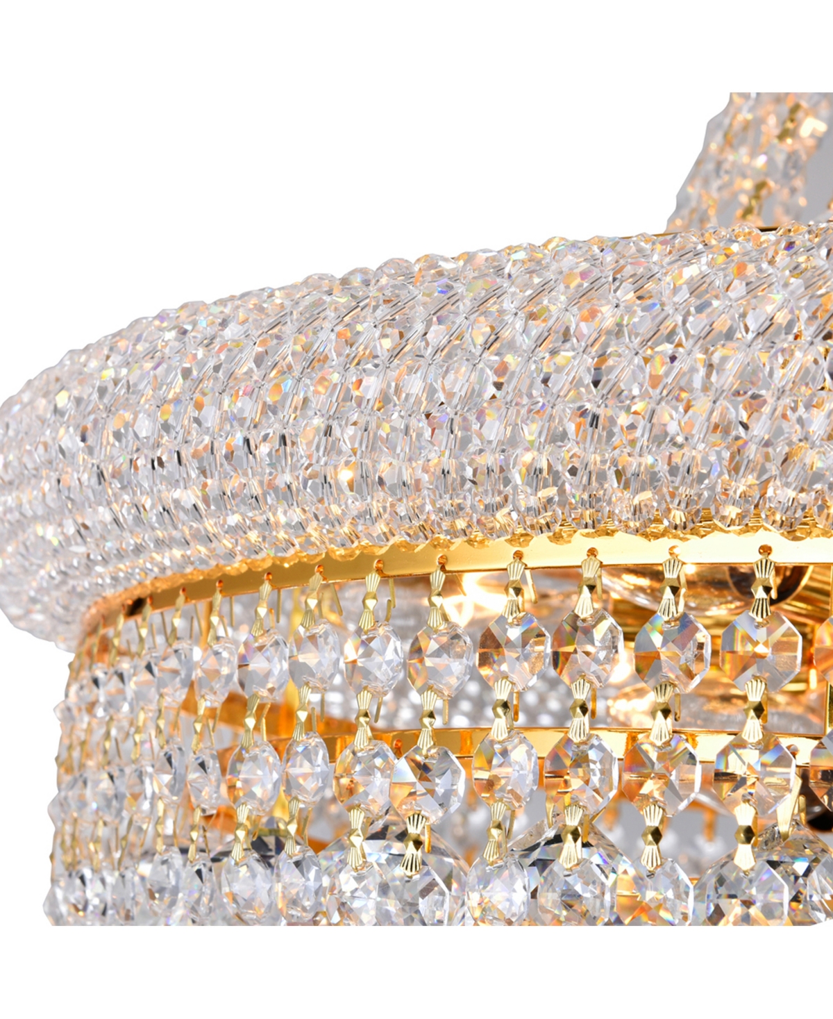 Cwi Lighting Empire 14 Light Down Chandelier In Chrome