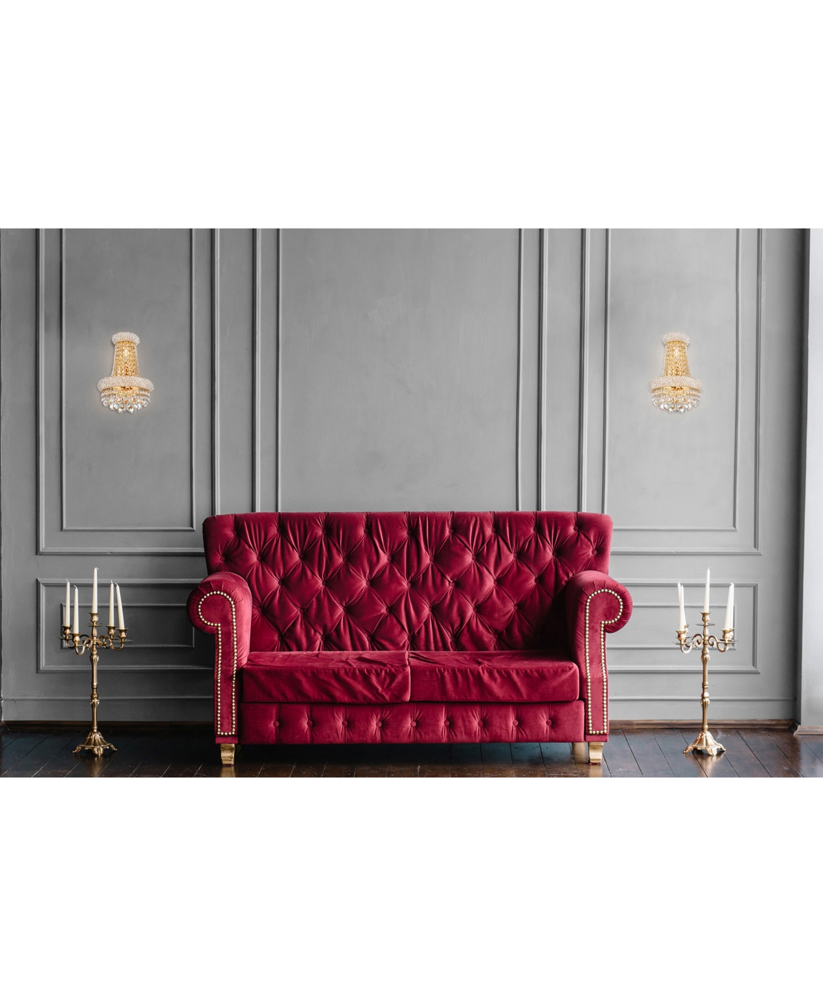 Cwi Lighting Empire 3 Light Wall Sconce In Gold