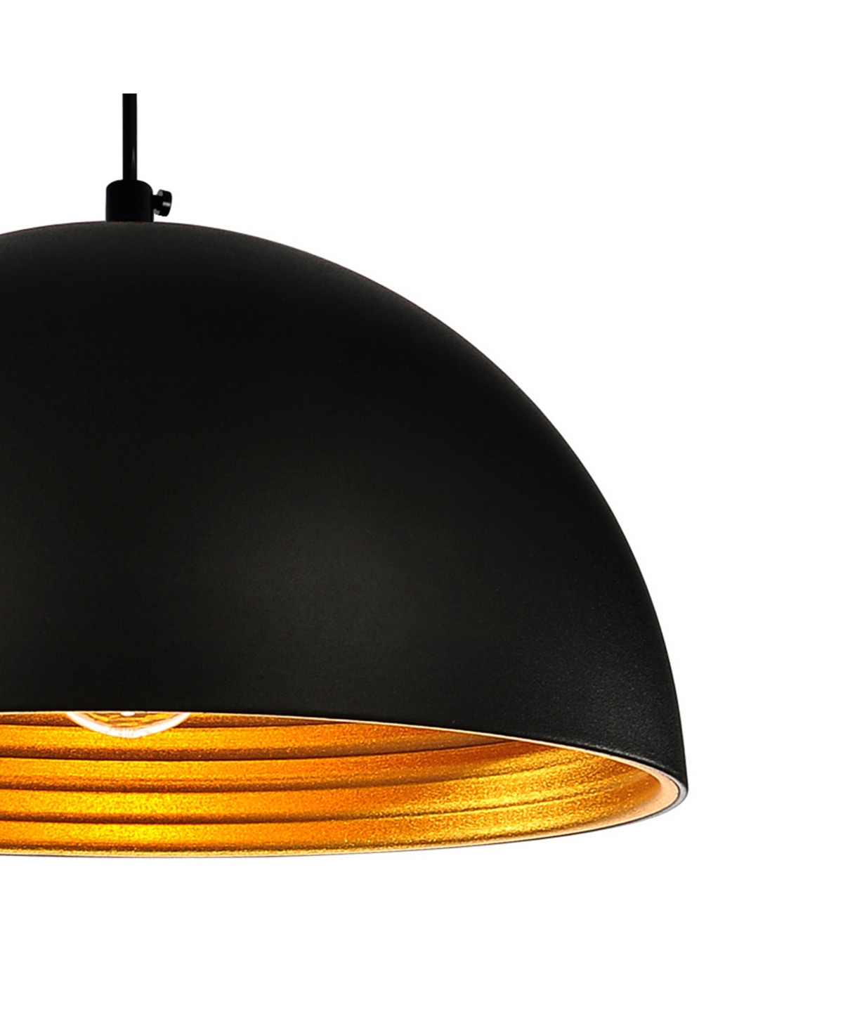 Cwi Lighting Modest 1 Light Down Mini Pendant In Black