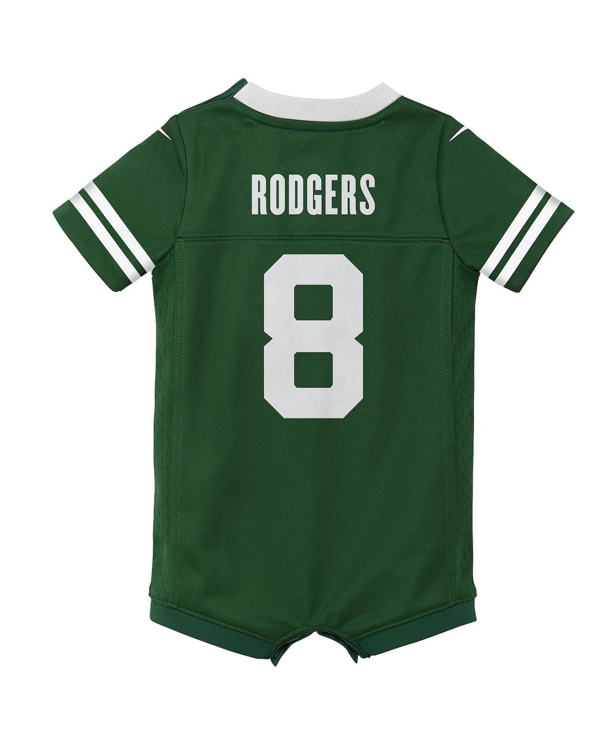 Nike Baby Aaron Rodgers Legacy Green New York Jets Game Romper Jersey In Green