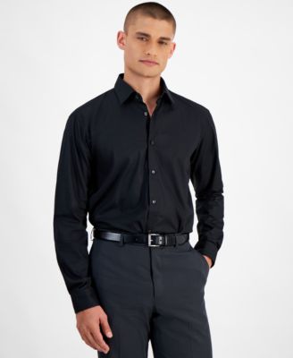 Hugo Boss - Men's Modern-Fit Light Pastel Blue Dress Shirt