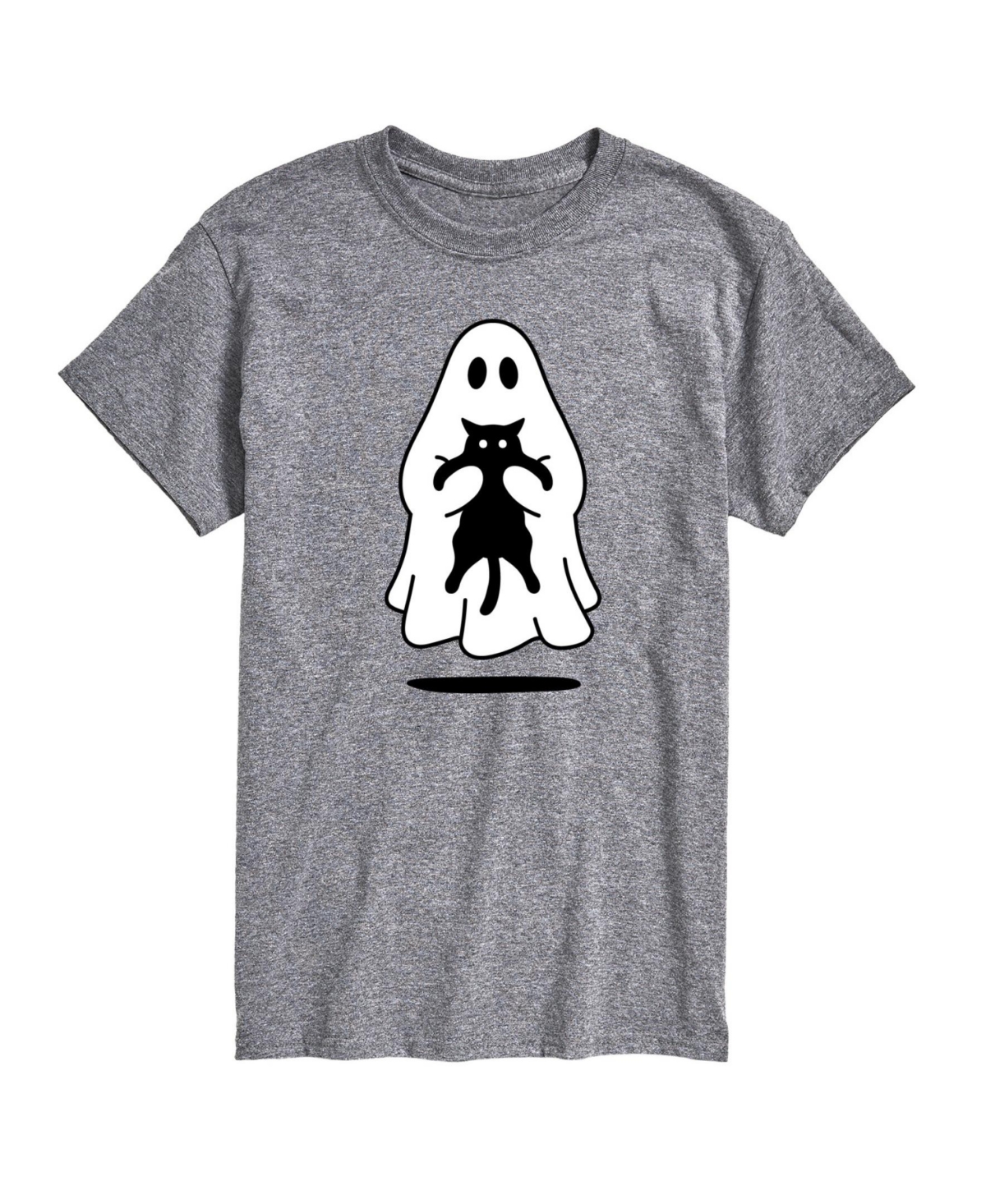 Hybrid Apparel Ghost Cat Men's Short Sleeve Tee - Grey