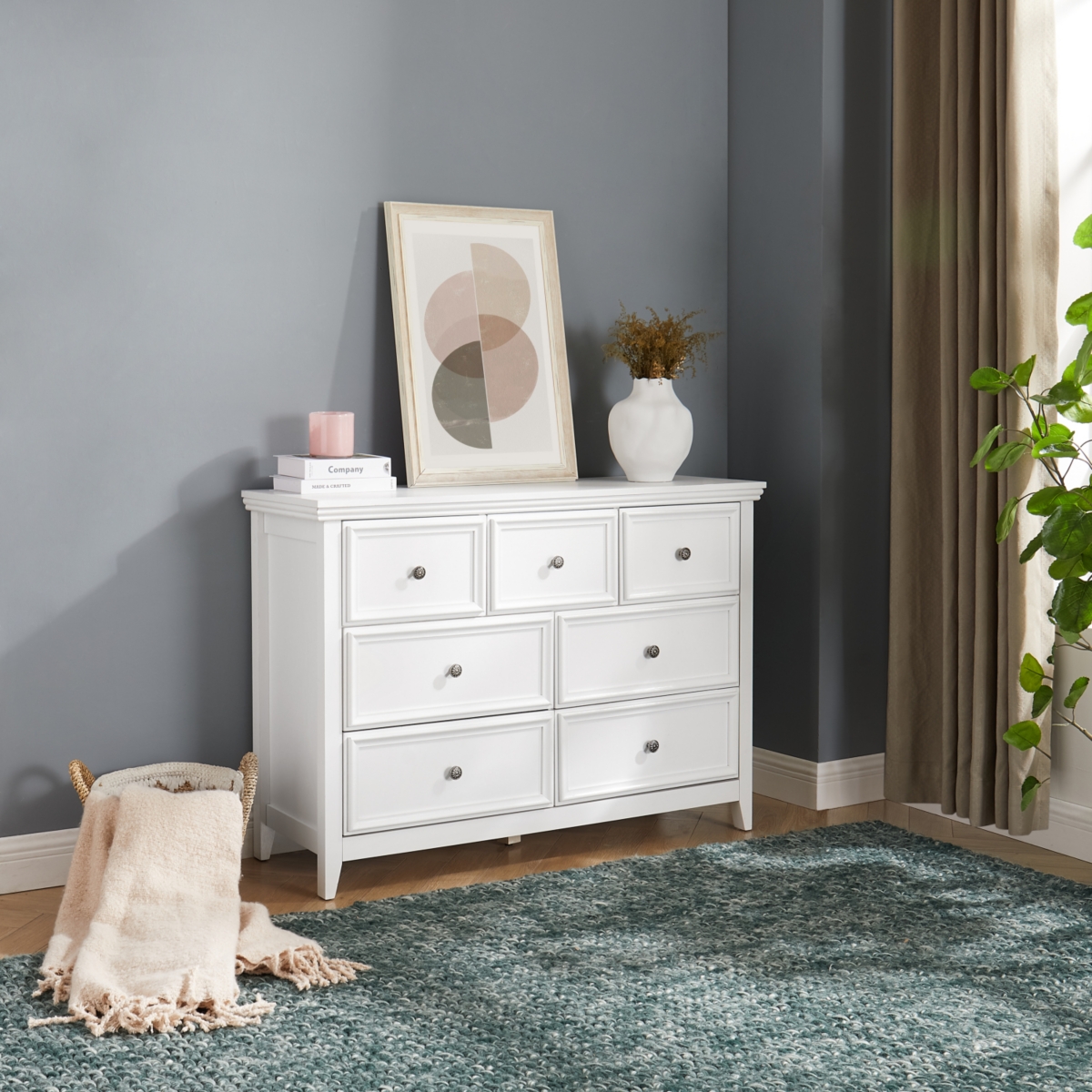 Streamdale Furniture Unmatched Feet Design for Stability and Smooth Drawer Glide Cabinet