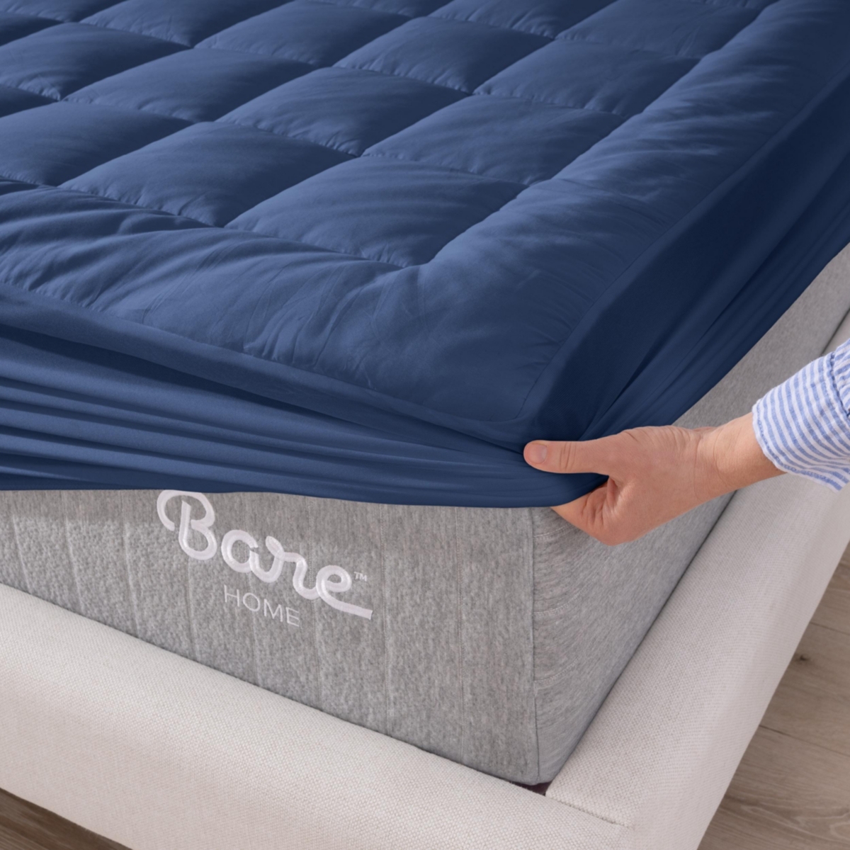 Bare Home Cotton Top Mattress Pad