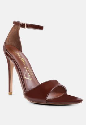 Women's New Flame Ankle Strap Stiletto Heel Sandals