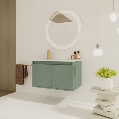Streamdale 30" Wall-Mount Vanity with Soft-Close Doors
