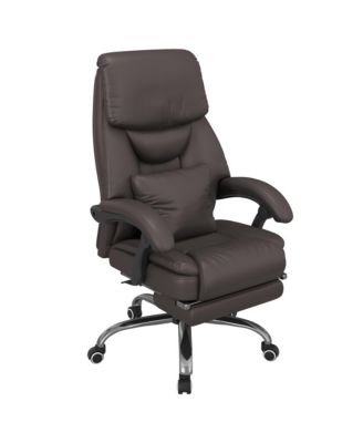 Executive Office Chair with Kneading Massage Swivel Wheels