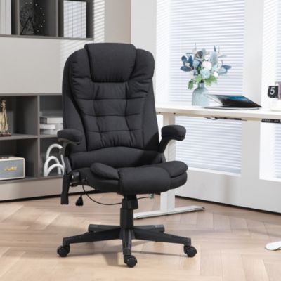 6 Point Vibrating Massage Office Chair with Lumbar Heat