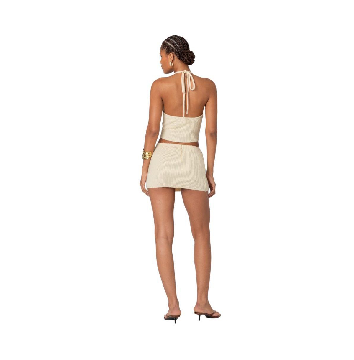 Edikted Women's Fiona Cinched Knit Top