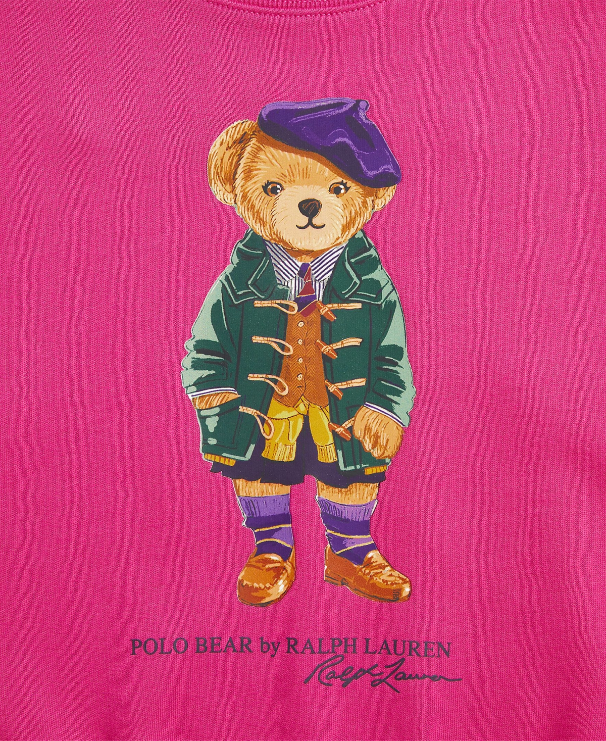 Polo Ralph Lauren Big Girls Polo Bear Fleece Sweatshirt