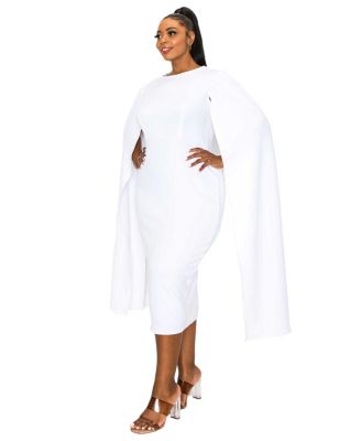 Plus Size Naomi Cape Dress