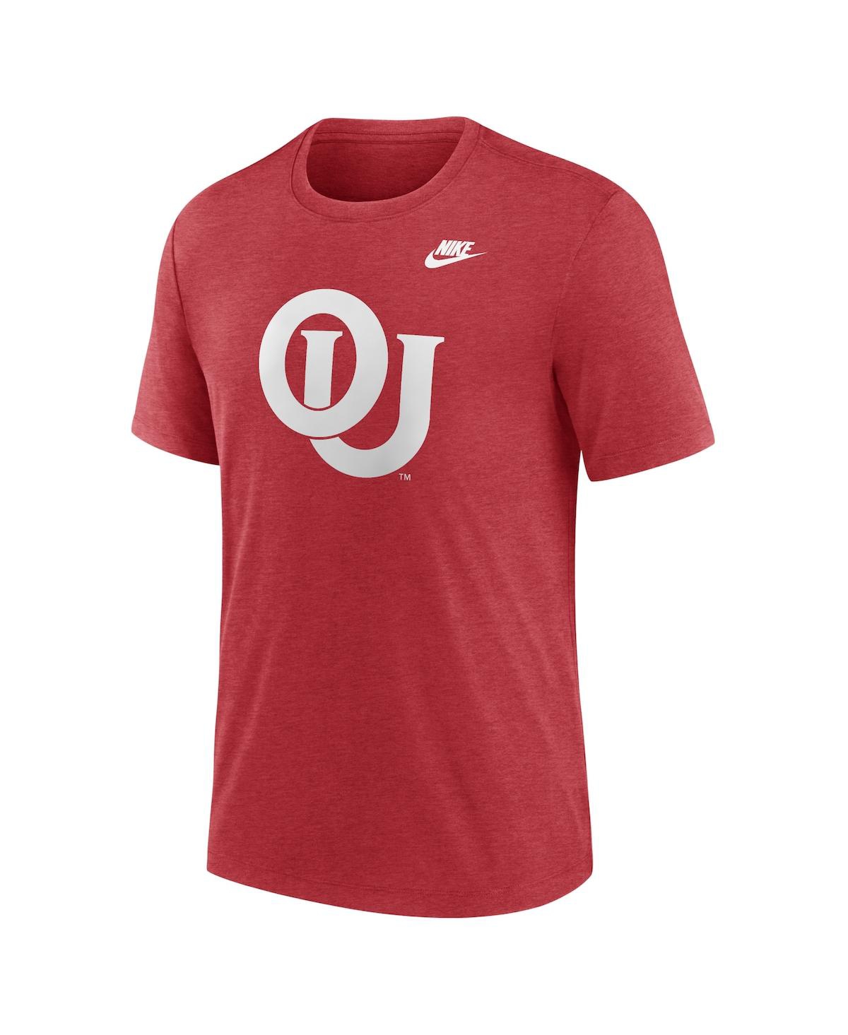 Nike Oklahoma Sooners Blitz Evergreen Legacy Primary  Men's College T-shirt In Crimson