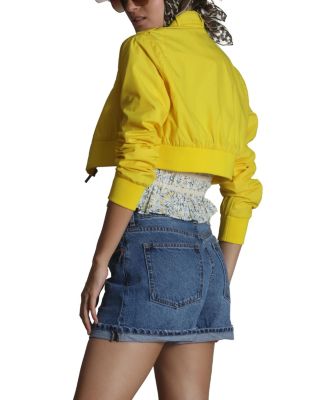 Women's Mini Cropped Racer Jacket