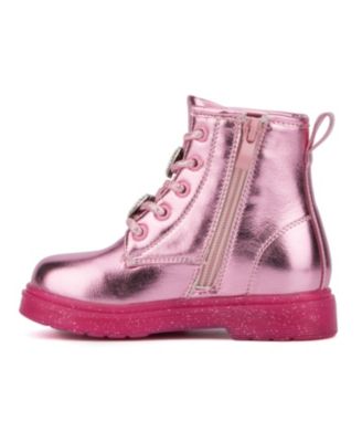 Little Girls Space Case Combat Boots