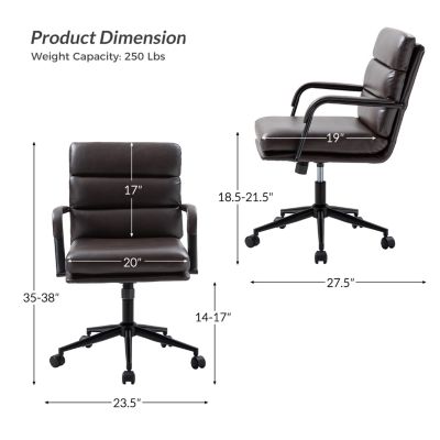 Comtemperary Joseph Task Chair with Arms