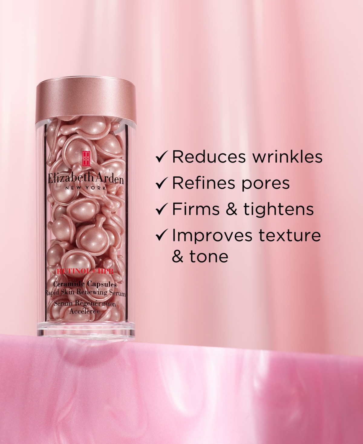 Elizabeth Arden Retinol + Hpr Ceramide Capsules Rapid Skin Renewing Serum (30 Capsules) In No Color