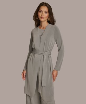 Donna Karan New York - Women's Tie Waist Long Cardigan