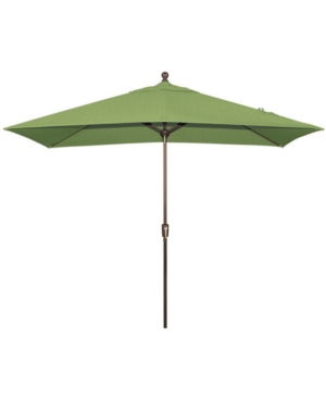 Patio Umbrella Outdoor 8'x10' Rectangle Auto-Tilt