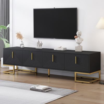 Streamdale  furniture 1PC  Pads for Stability and Floor Protection  - Adjustable TV Cabinet