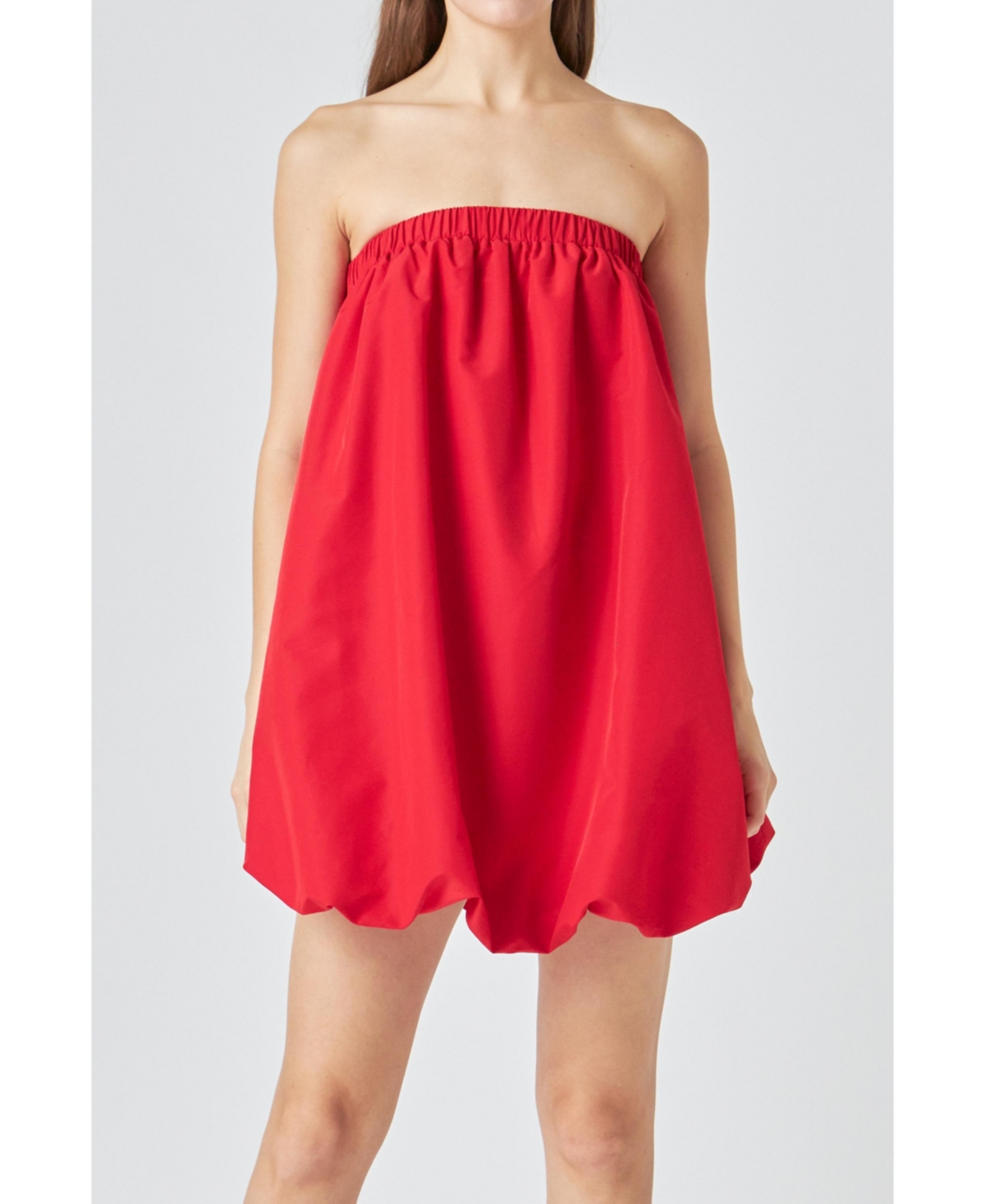 Women's Bubble Mini Dress - Red