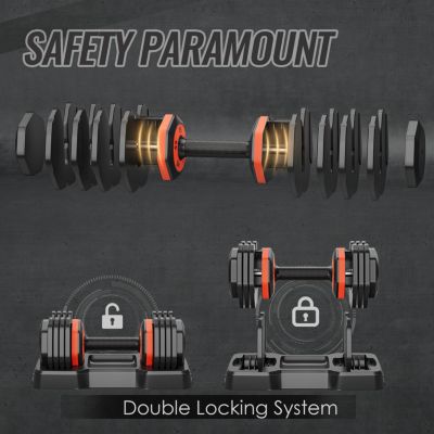 5-in-1 Adjustable Dumbbells Ultimate Space-Saving Home Gym