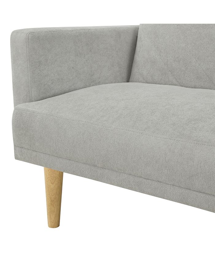 Simplie Fun Multi-Functional Convertible Futon Sofa Bed for Small ...