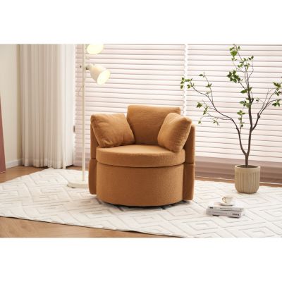 Teddy Fabric Living Room Storage Chair