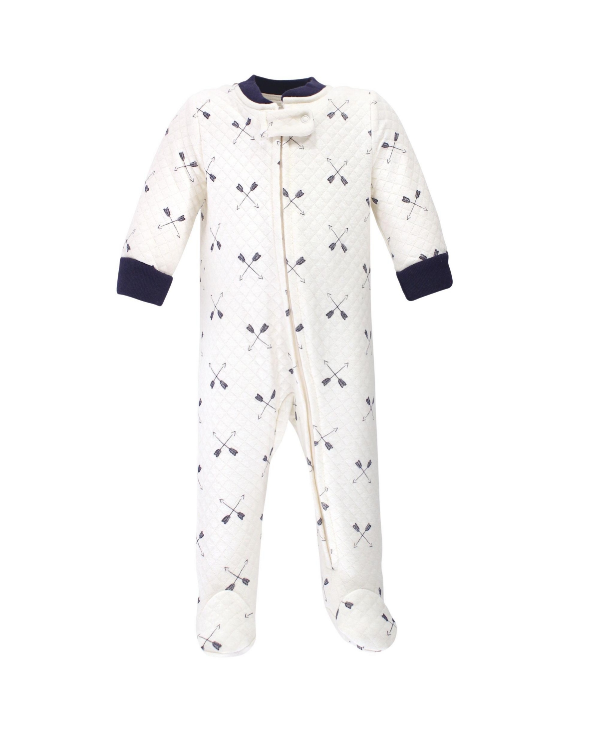 Hudson Baby Baby Boys Premium Quilted Zipper Sleep and Play 2pk Forest