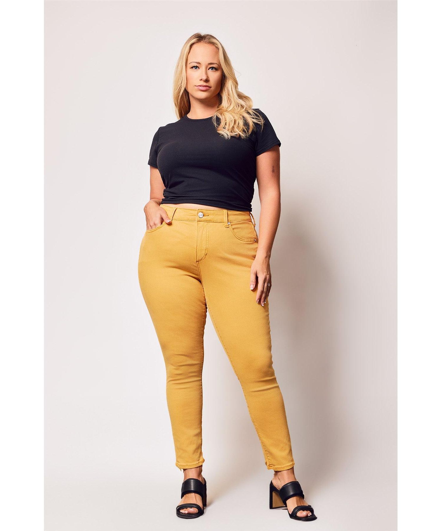 Plus Size High Rise Skinny Pants