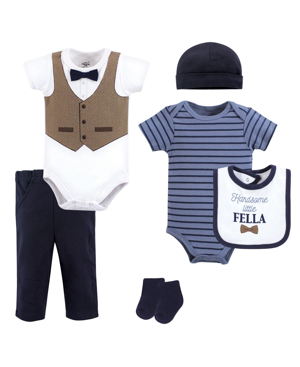 Hudson Baby Baby Girls Hudson Cotton Layette Set