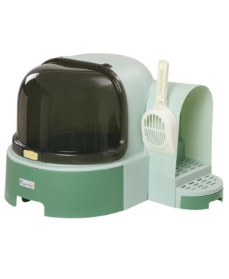 Cat Litter Box Easy to Clean Open with Scoop