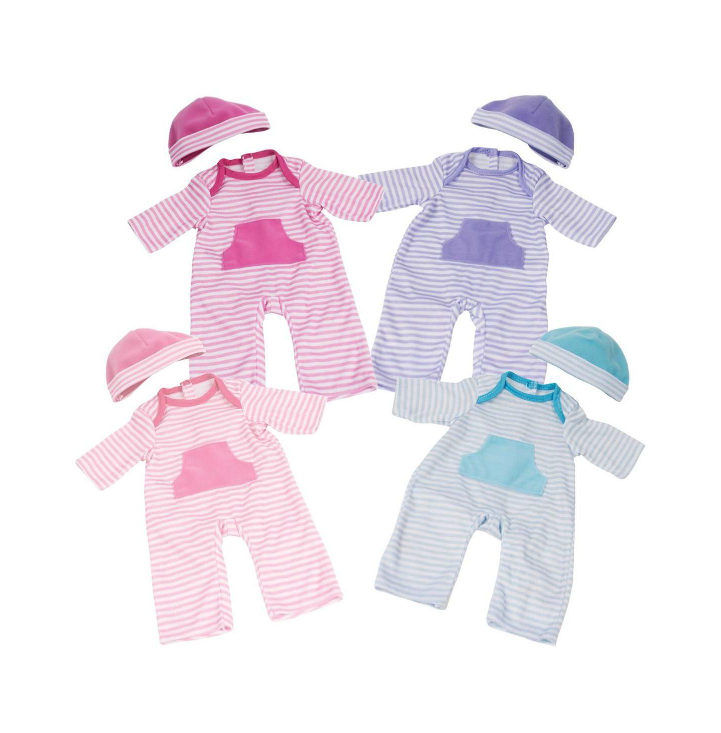 Детские головные уборы JC TOYS Outfits with Matching Hat for Dolls 14"-16" - Set of 4 — фото 1
