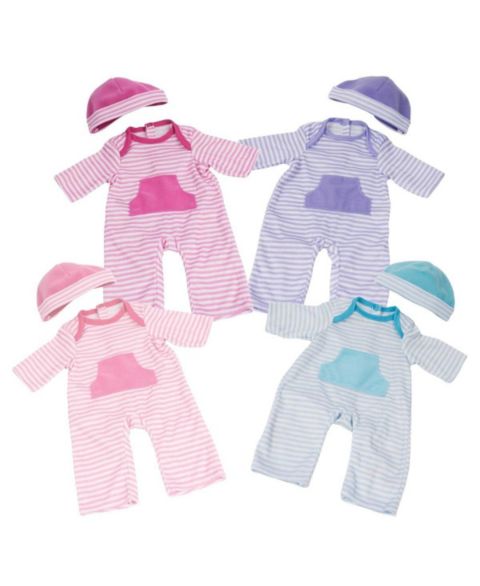 Детские головные уборы JC TOYS Outfits with Matching Hat for Dolls 14"-16" - Set of 4