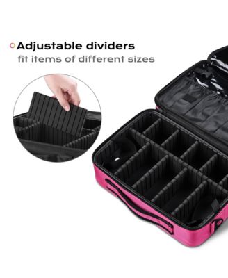 13" Makeup Train Case Cosmetic Organized Bag Travel Storage Backpack