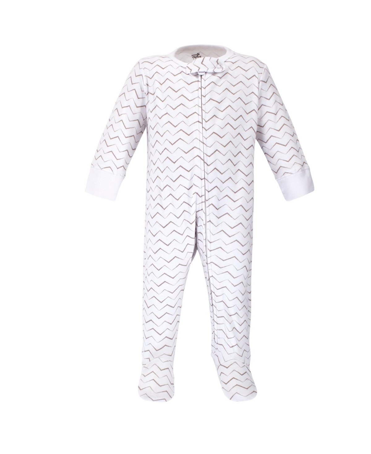 Touched by Nature Baby Boys Baby Organic Cotton Zipper Sleep and Play 3pk,- Marching elephant