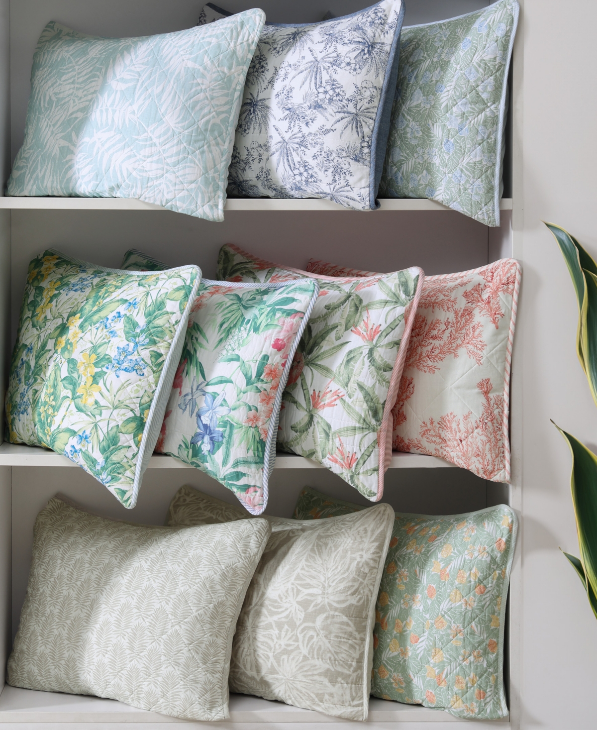 Tommy Bahama Home Closeout!  Island Orchid Reversible 2 Piece Quilt Set, Twin In Pink,blue